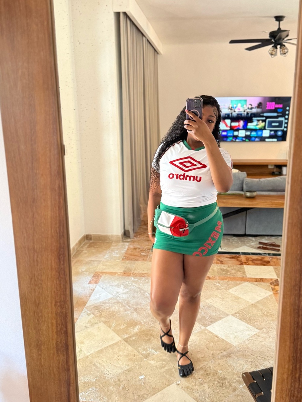 Umbro white Mexico jersey